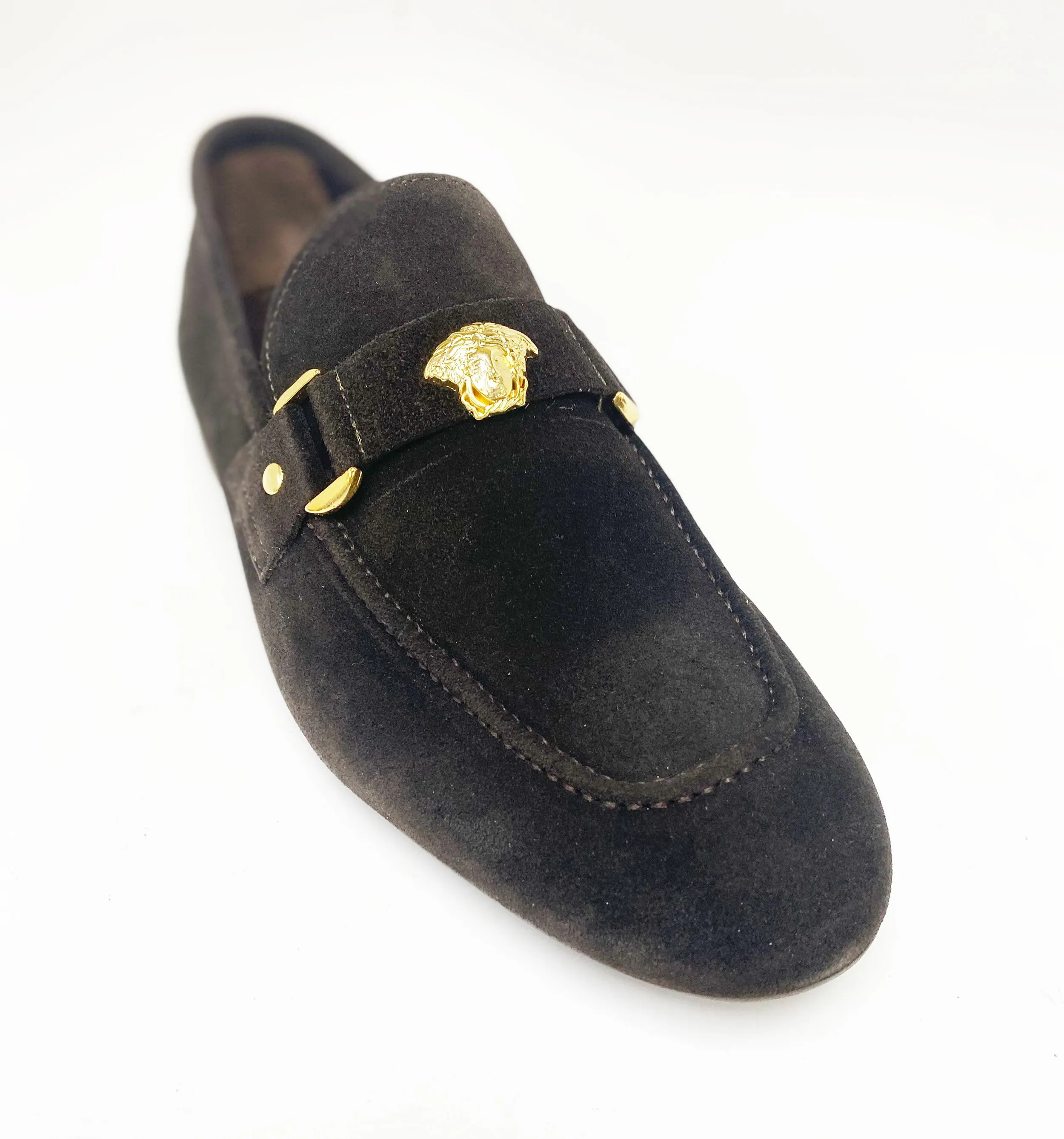 Mocassin en daim Pelle à enfiler Marron