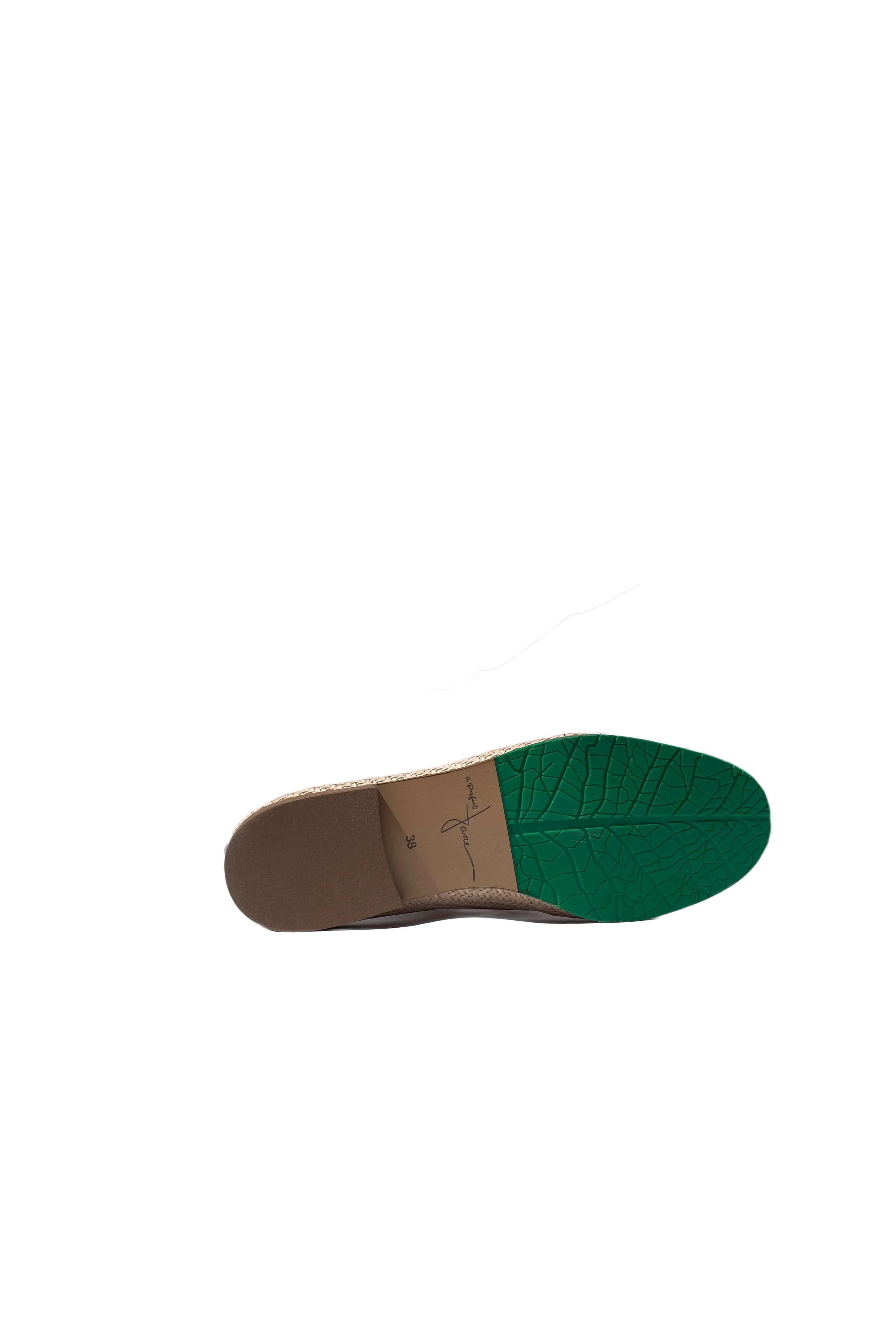 Princesa Raffia Loafers Végétaliens | Beige