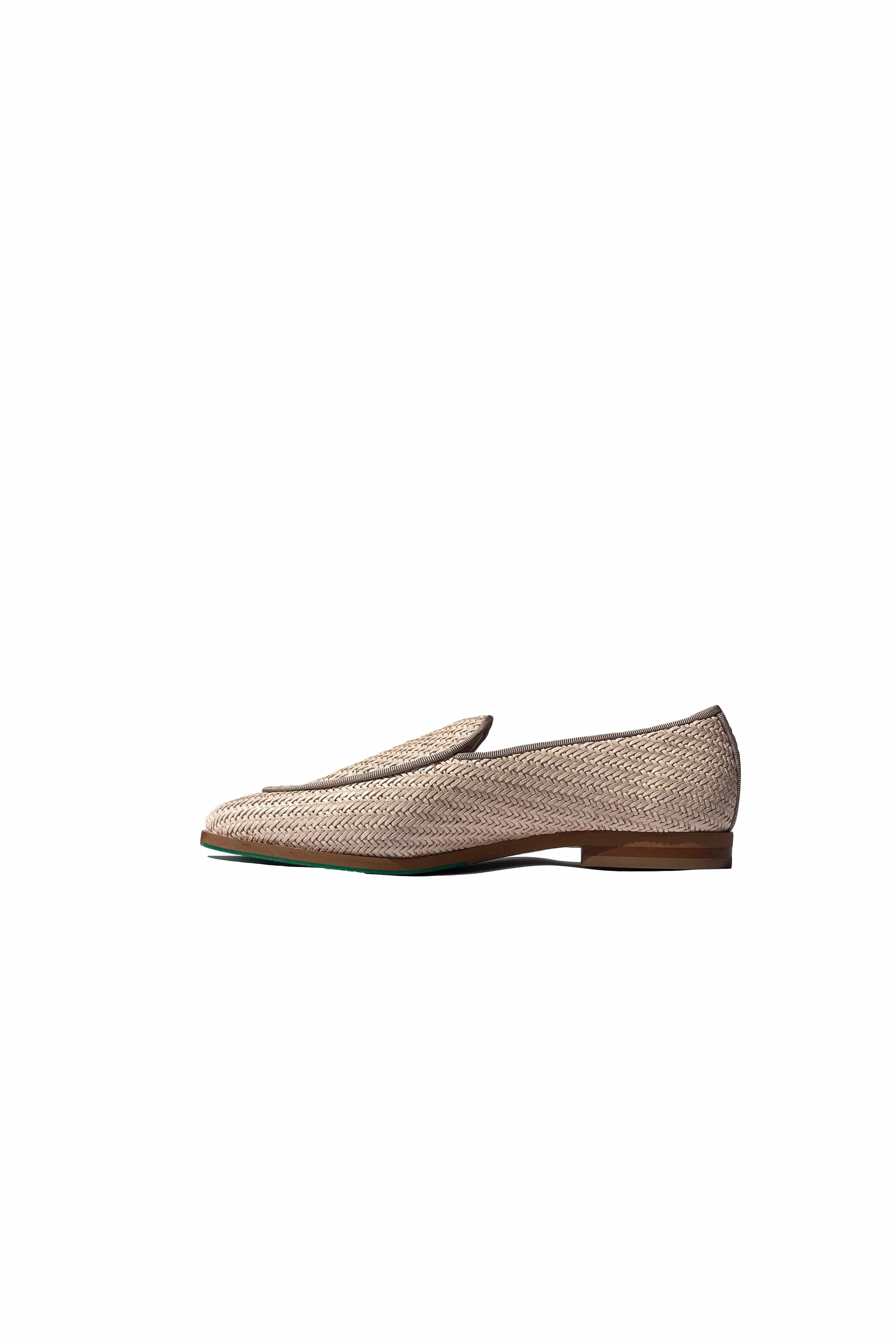 Princesa Raffia Loafers Végétaliens | Beige