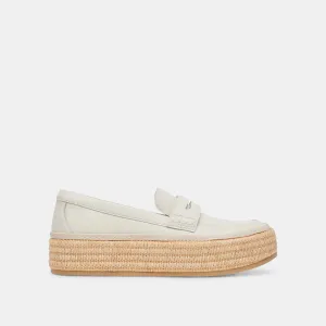 RANNA LOAFERS CUIR IVOIRE