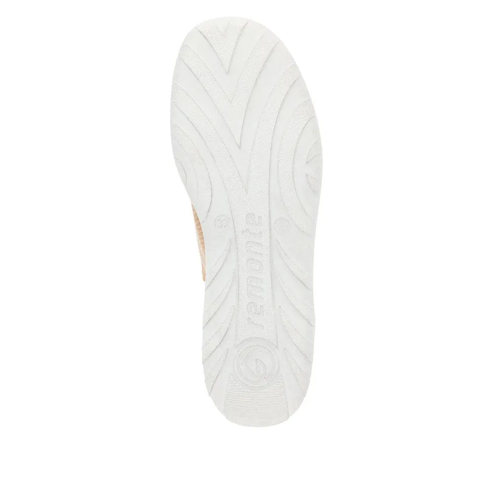Remonte Sneaker en tricot Liv 18 pour femme en Vanille/Tan