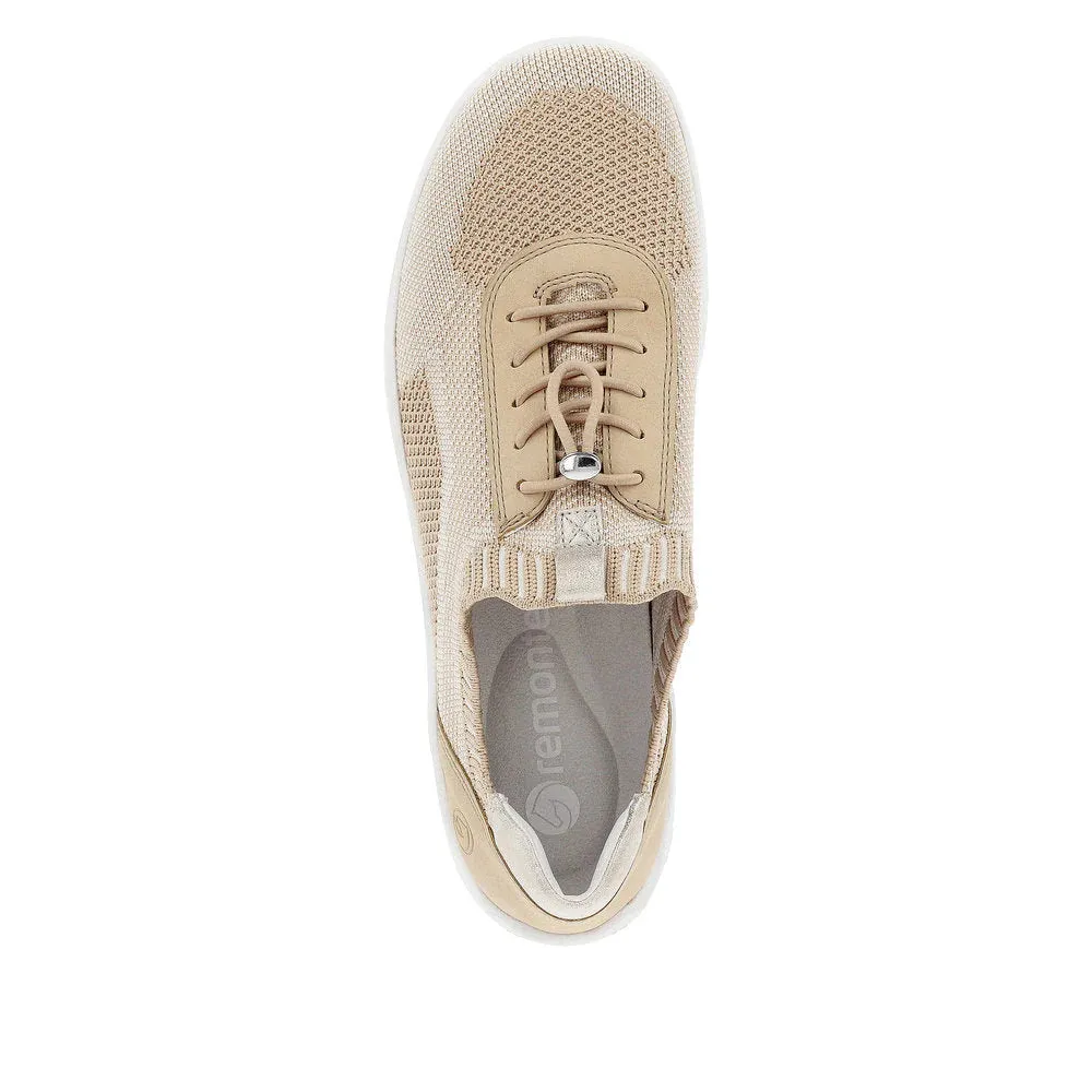 Remonte Sneaker en tricot Liv 18 pour femme en Vanille/Tan