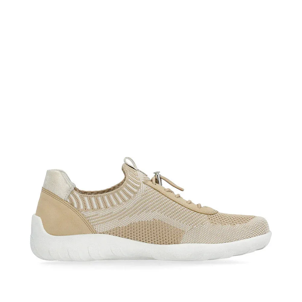 Remonte Sneaker en tricot Liv 18 pour femme en Vanille/Tan