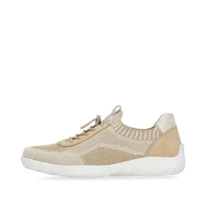 Remonte Sneaker en tricot Liv 18 pour femme en Vanille/Tan