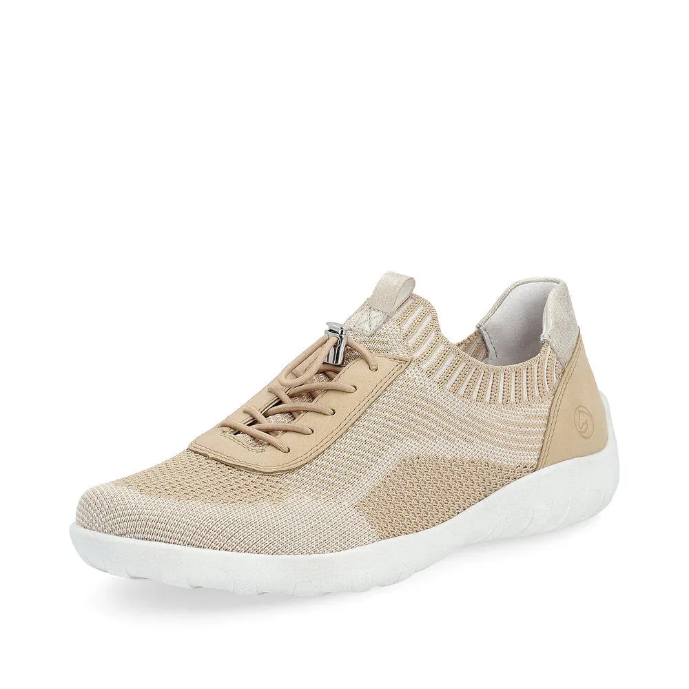 Remonte Sneaker en tricot Liv 18 pour femme en Vanille/Tan