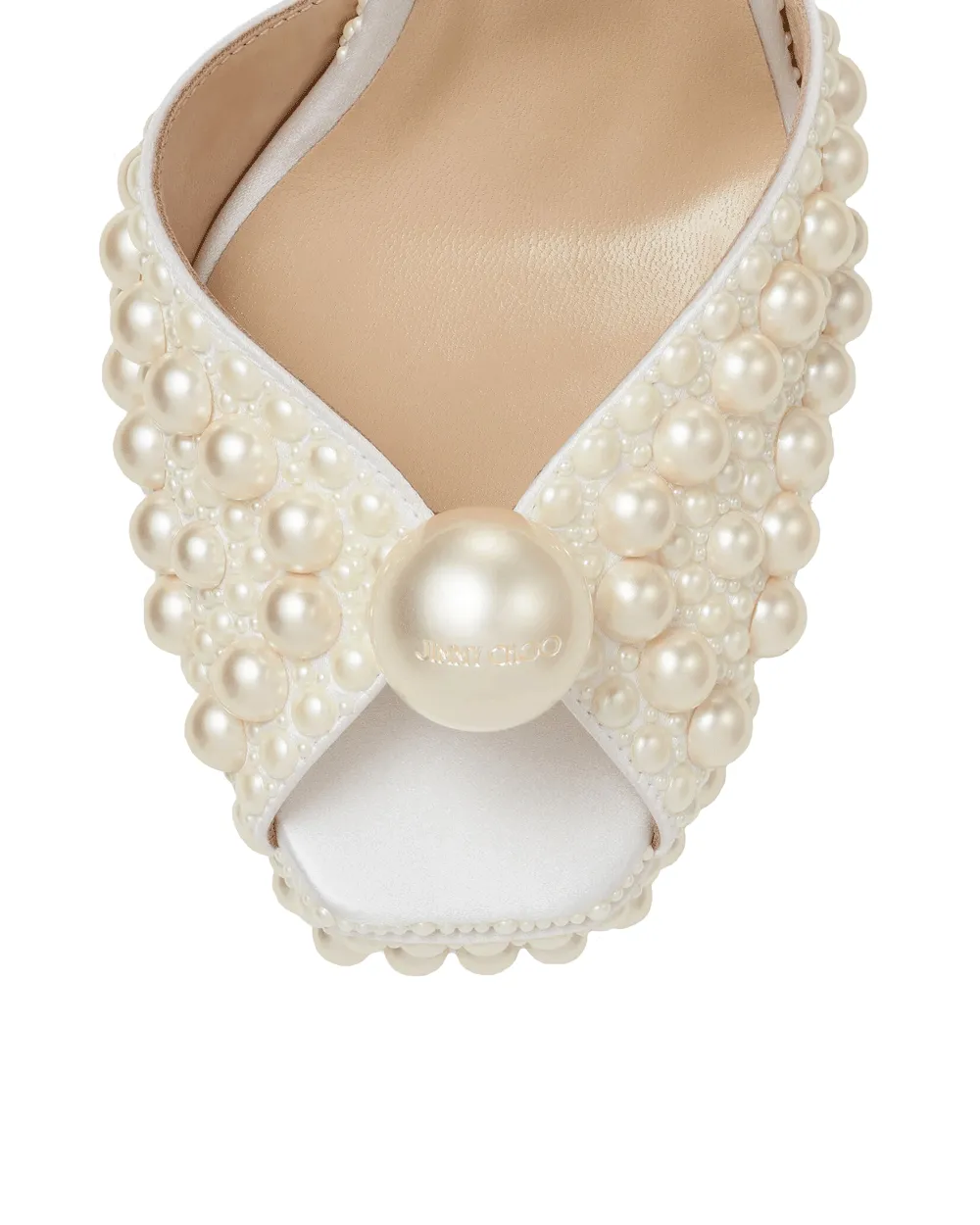 Sandale Plateforme Pearl Sacaria en Ivoire