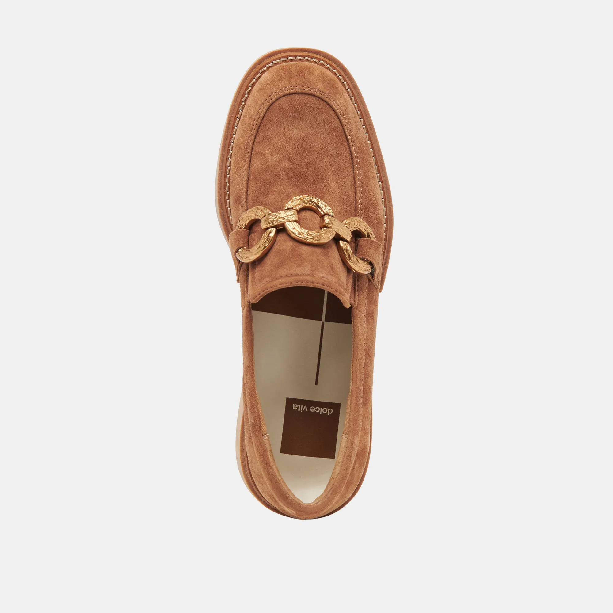 MOCASSINS SHEENA EN DAIM BRUN