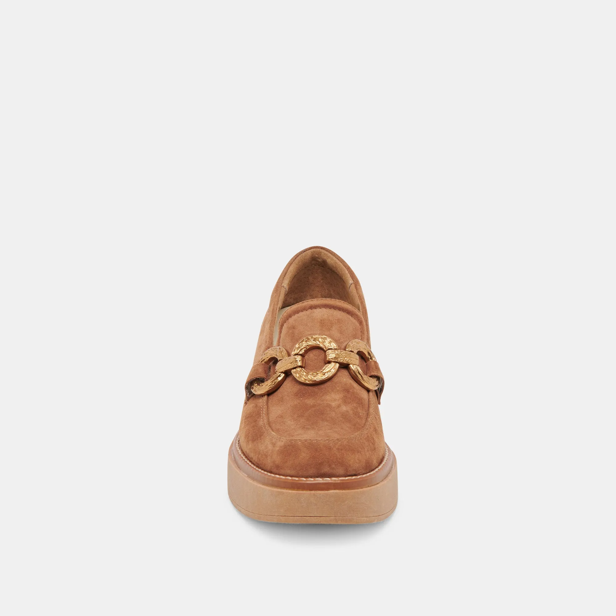 MOCASSINS SHEENA EN DAIM BRUN