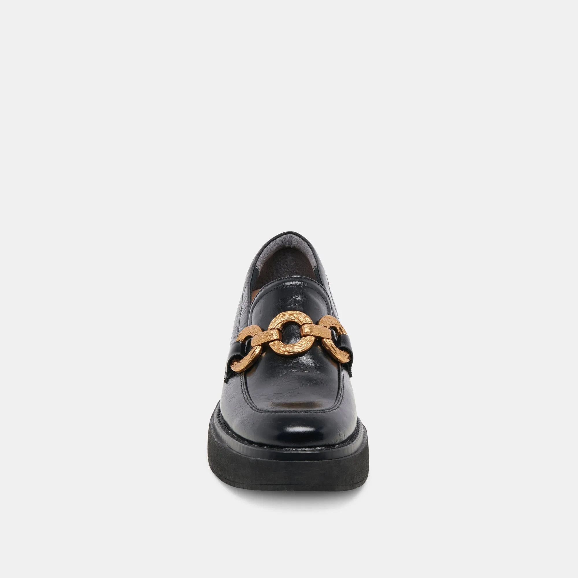 MOCASSINS SHEENA MIDNIGHT CRINKLE PATENT