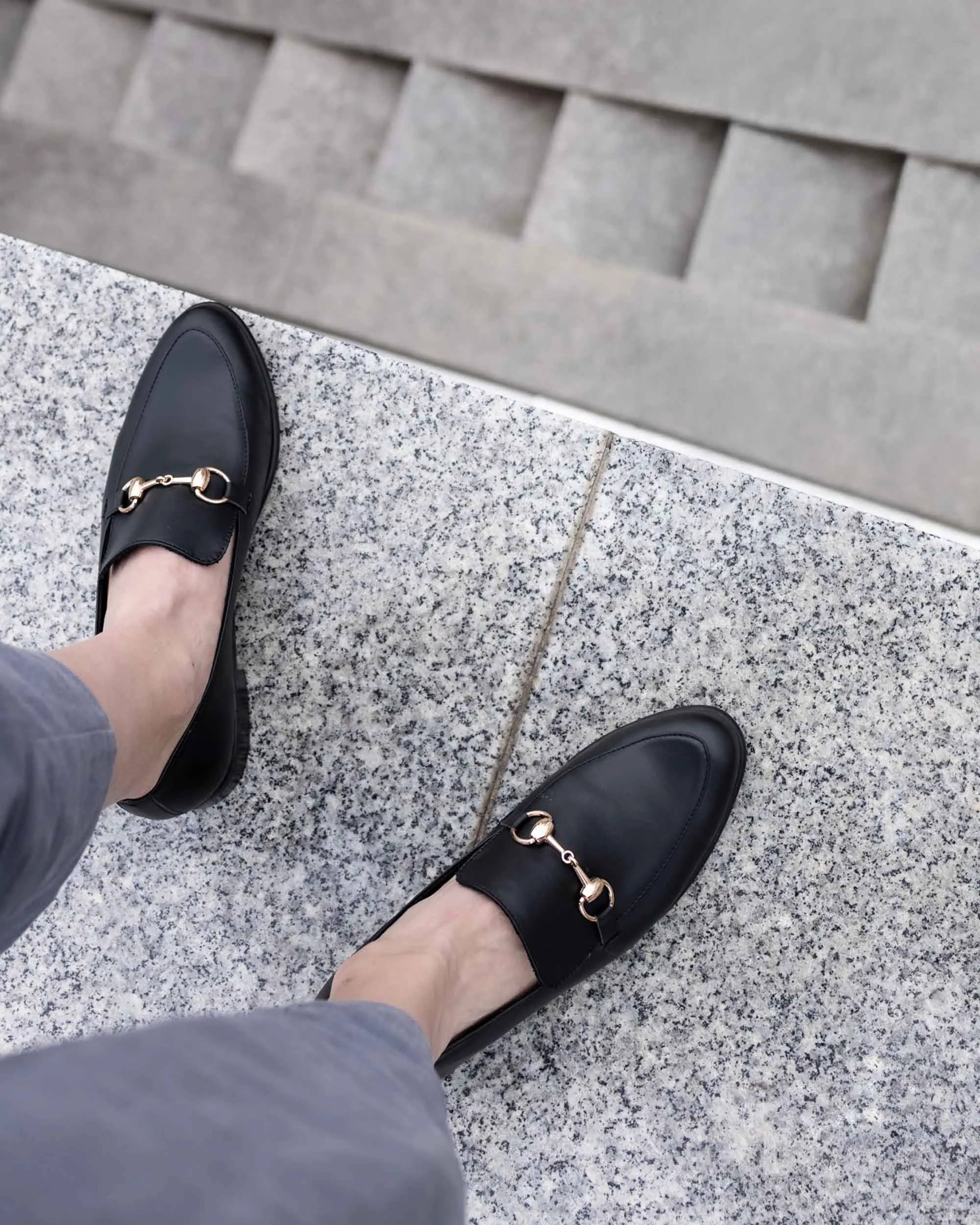 Shiv Loafers Végans en Cuir de Raisin pour Femme | Noir