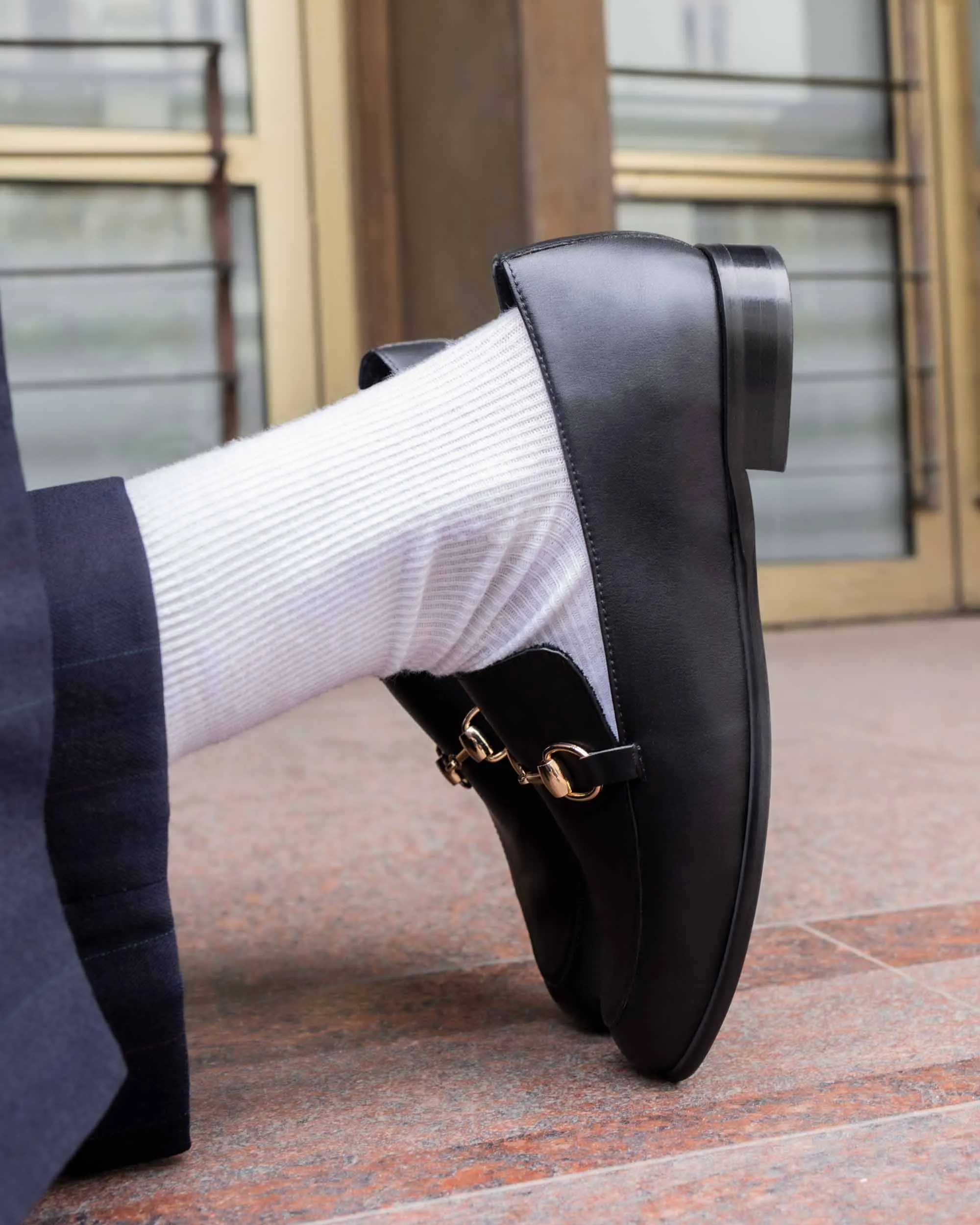Shiv Loafers Végans en Cuir de Raisin pour Femme | Noir