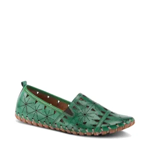 Spring Step Femmes Fusaro Mule Plate en Vert