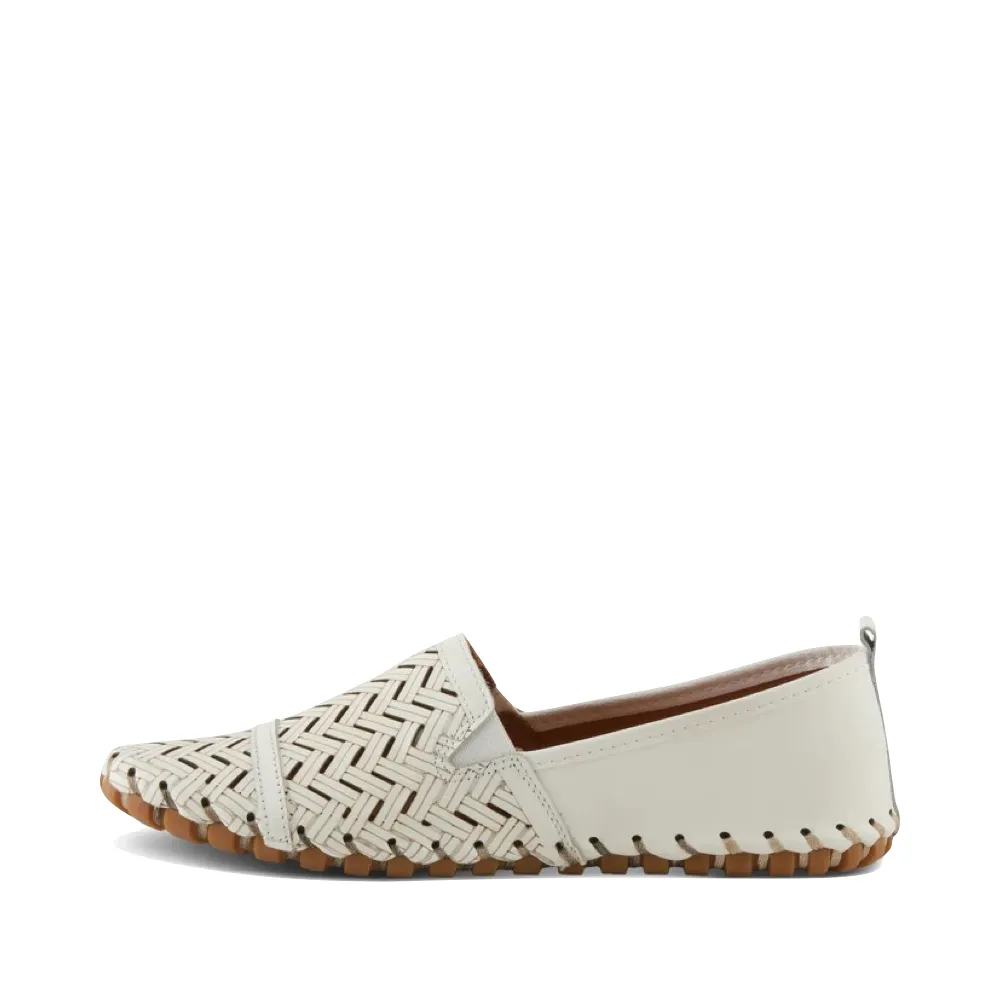 Spring Step Femmes Kapri Mule Plate en Blanc