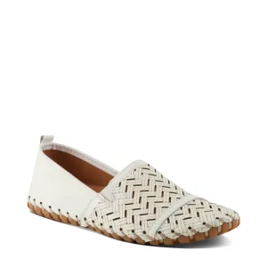 Spring Step Femmes Kapri Mule Plate en Blanc