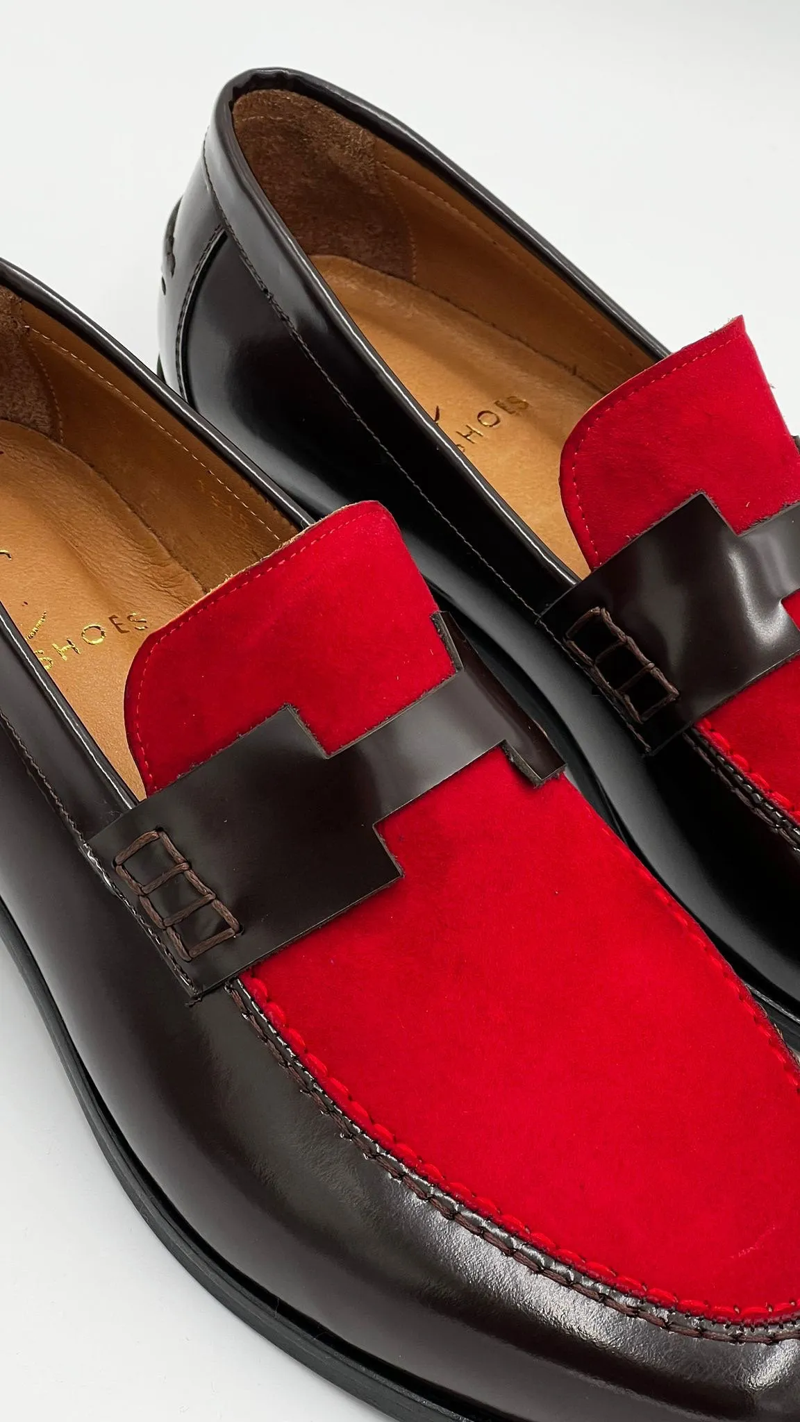 Style : 38154-Rouge/Marron