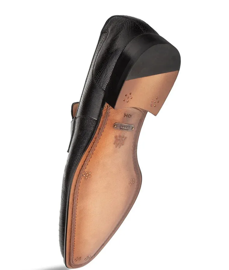 Style : Mocassin Mayor Lizard Penny Noir