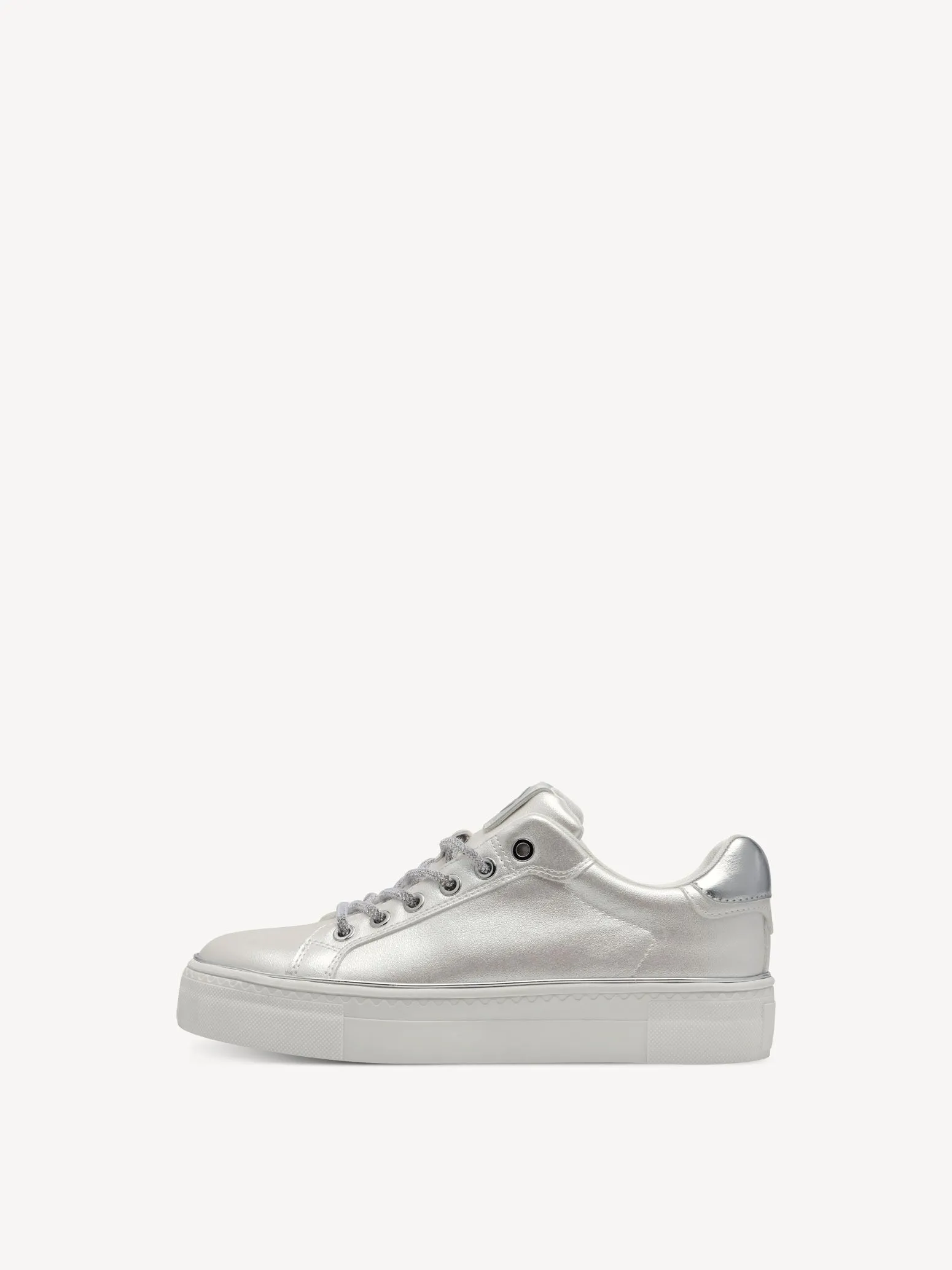Tamaris White Pearl Trainer à Enfiler