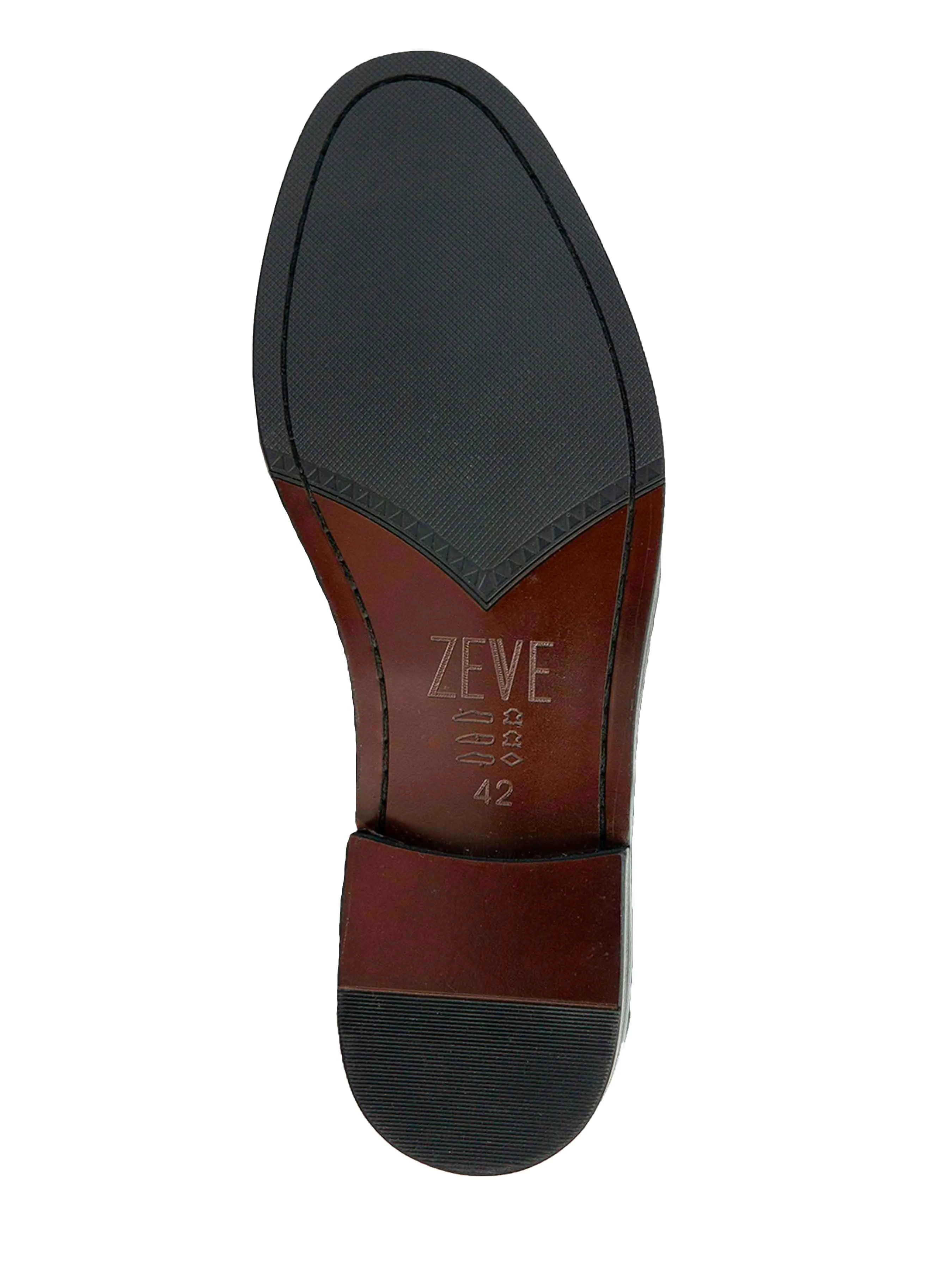 Mocassin à gland - Cuir brun verni