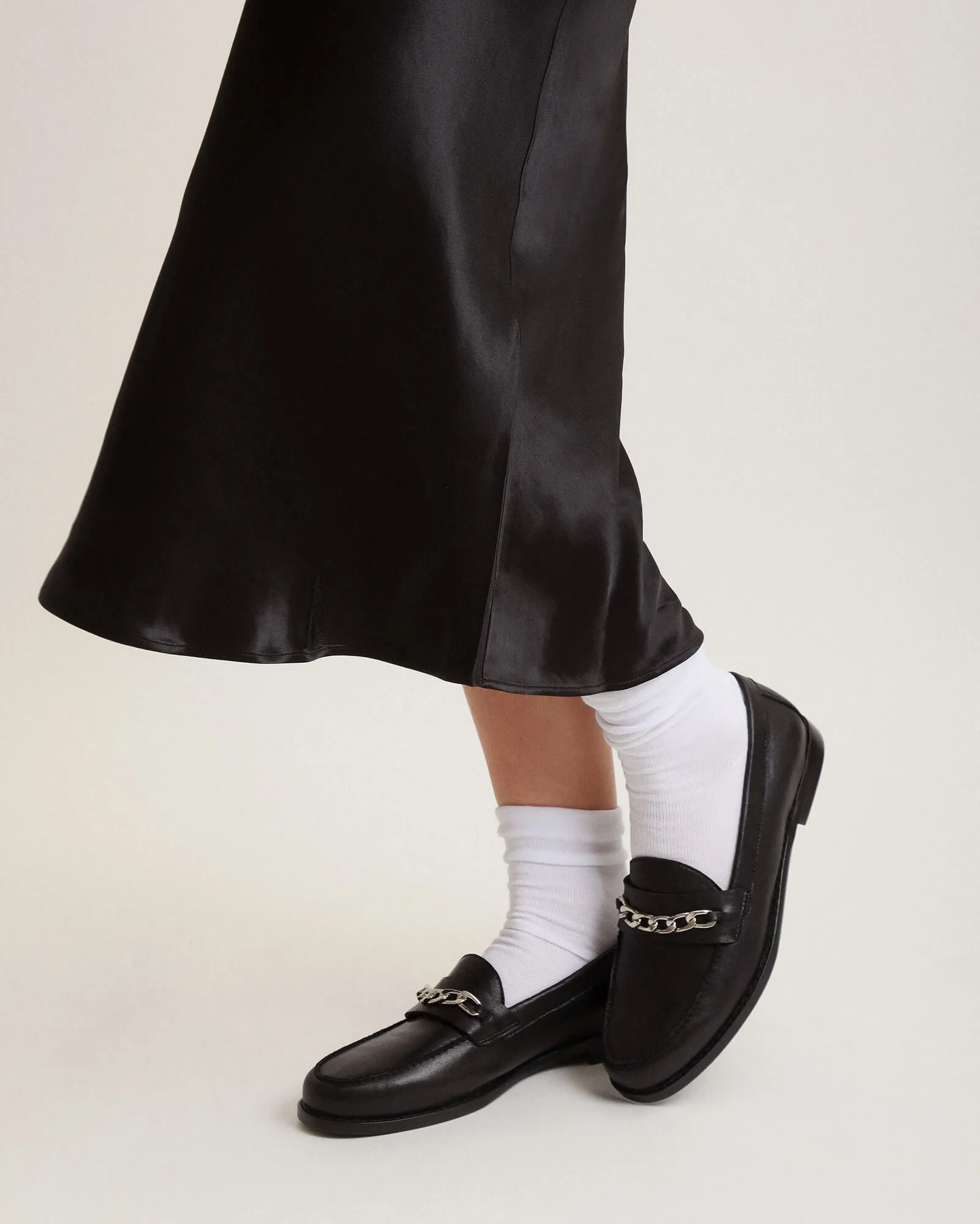 THEA LOAFERS EN CUIR NOIR