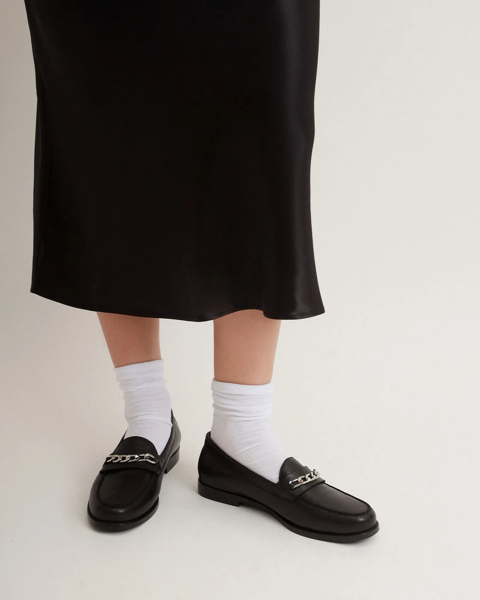 THEA LOAFERS EN CUIR NOIR