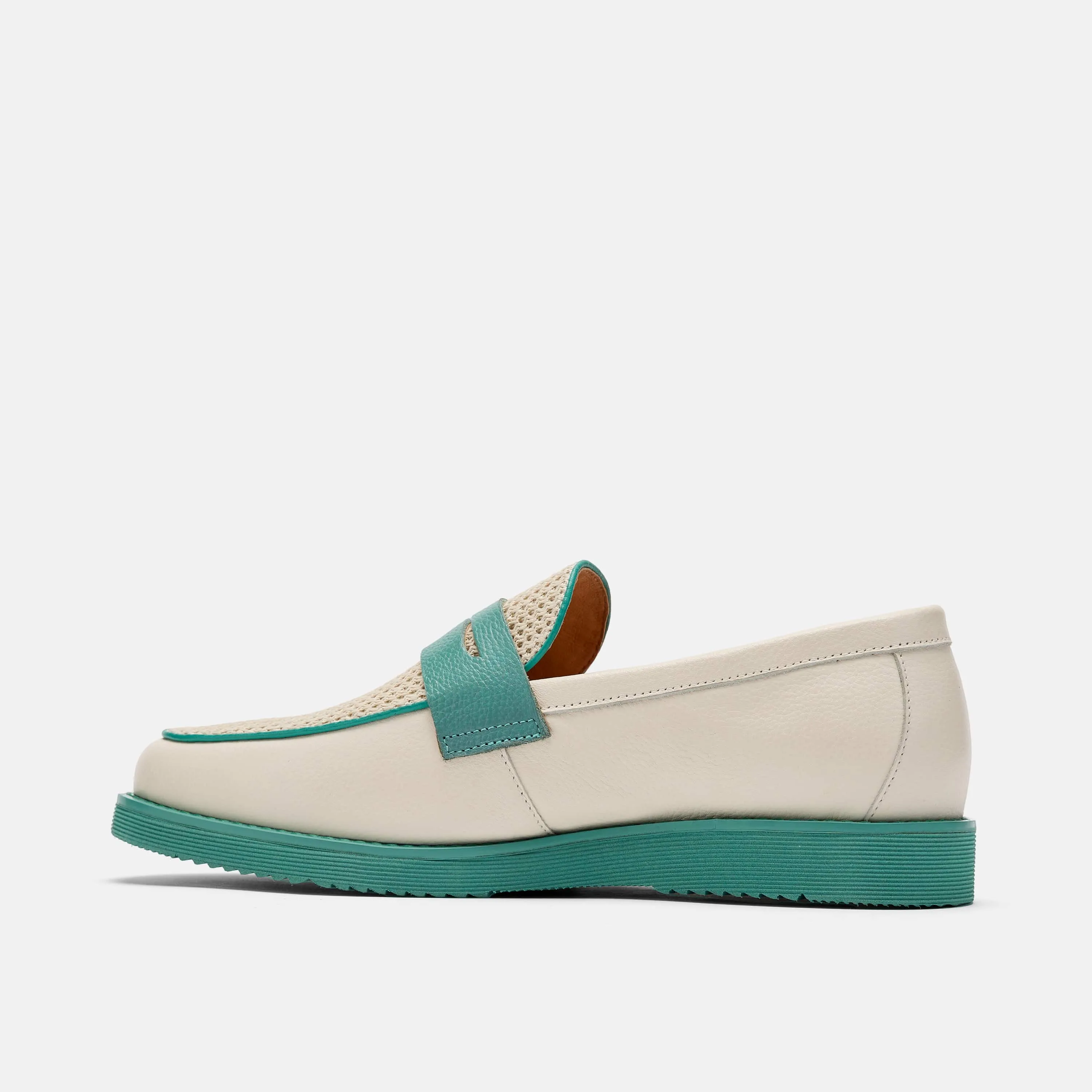 Mocassins à penny en cuir 'Pas trop sucré' Three Dots and a Dash - Homme