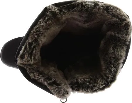 Chauffe-orteils Femme Janet BOTTES IMPERMÉABLES Tissu Noir