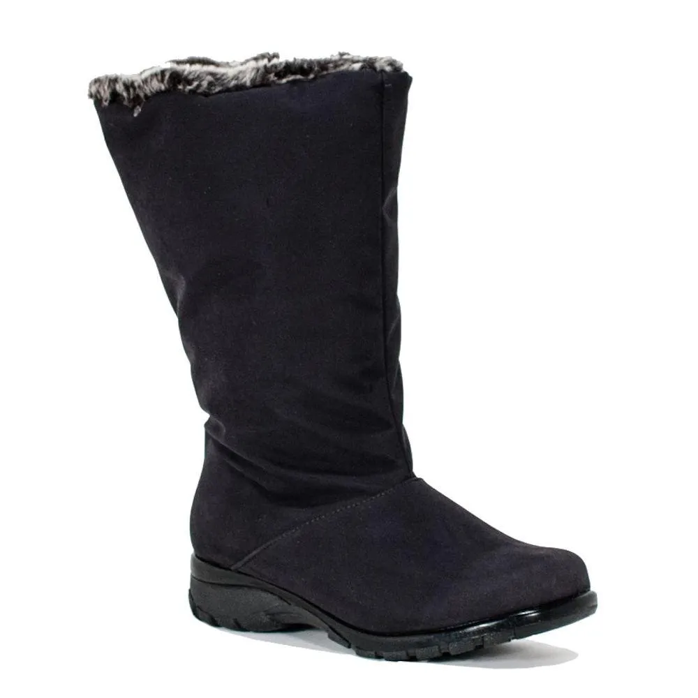 Chauffe-orteils Femme Janet BOTTES IMPERMÉABLES Tissu Noir