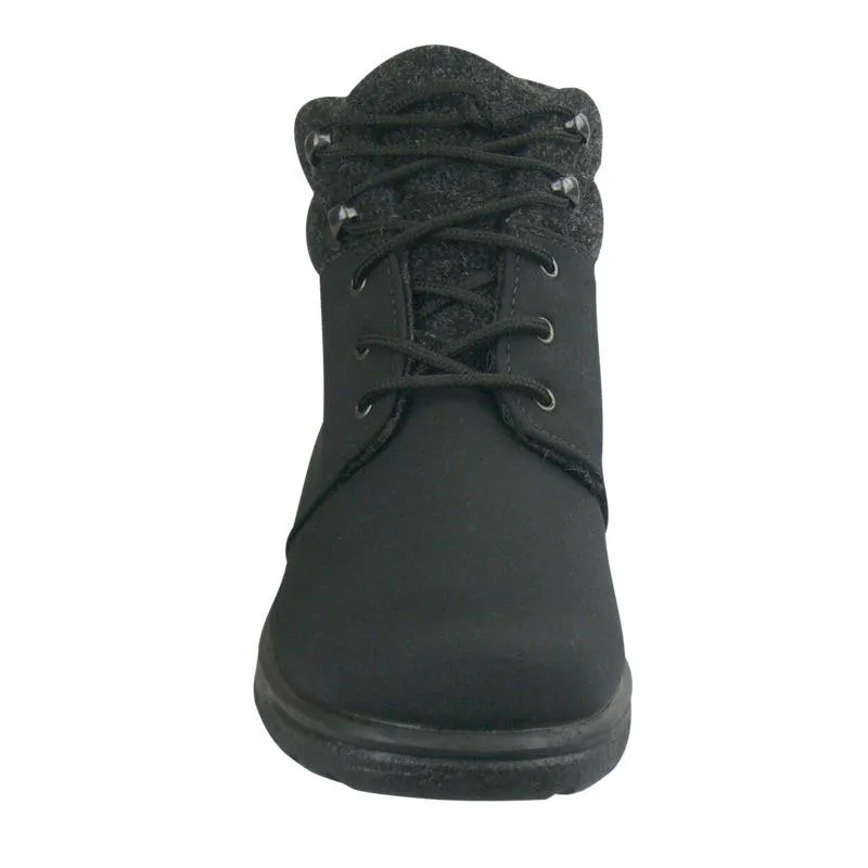 Chauffe-Orteils Botte de Randonnée Imperméable Femme Noir