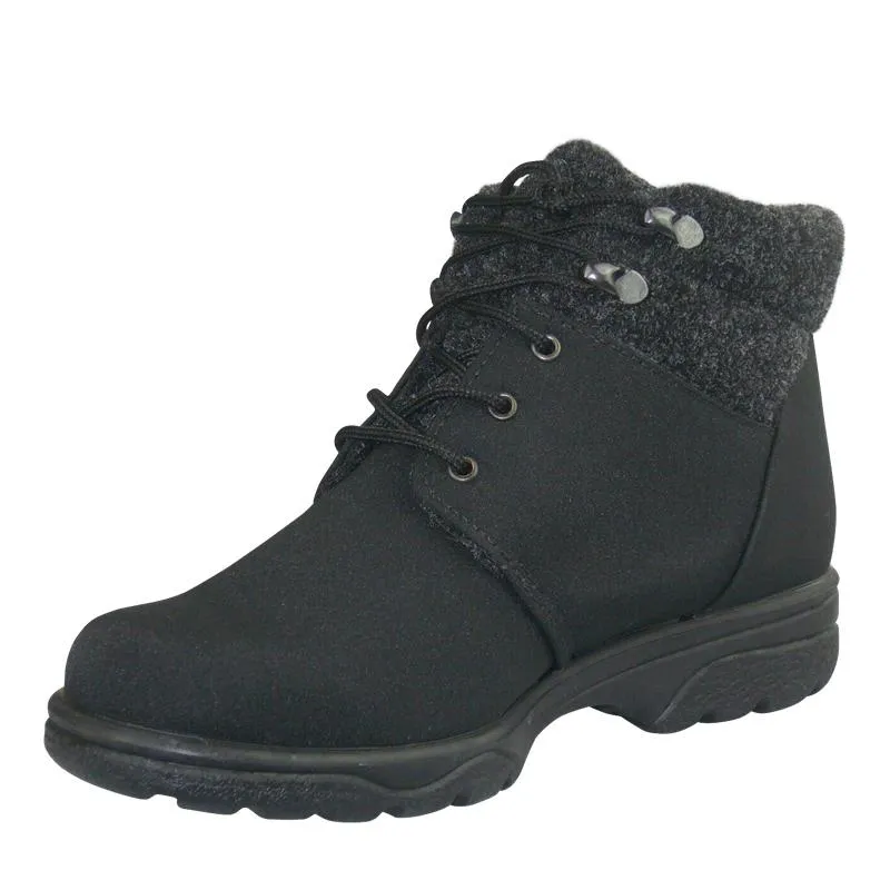 Chauffe-Orteils Botte de Randonnée Imperméable Femme Noir
