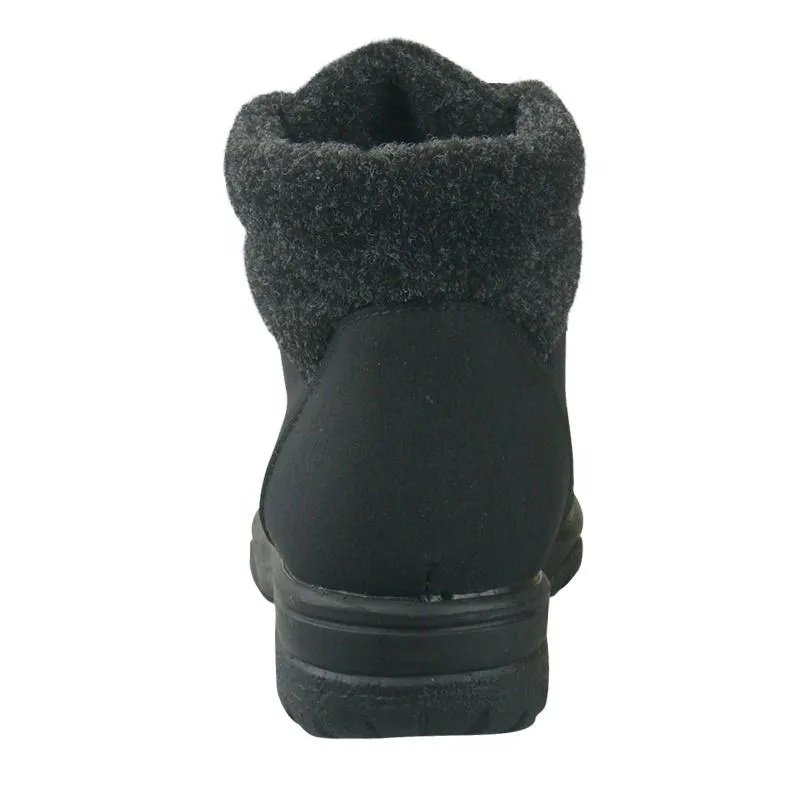 Chauffe-Orteils Botte de Randonnée Imperméable Femme Noir