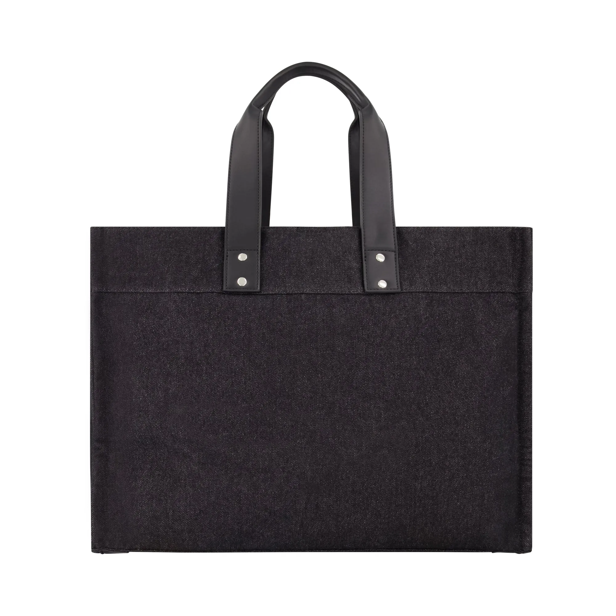 True Religion Grand Tote en Denim Noir Lavé chaussures ecco