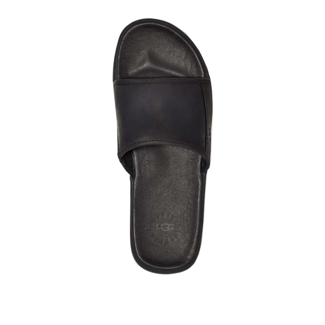 UGG® - Sandales en cuir à glissière pour hommes Seaside (1117656-BLLE)