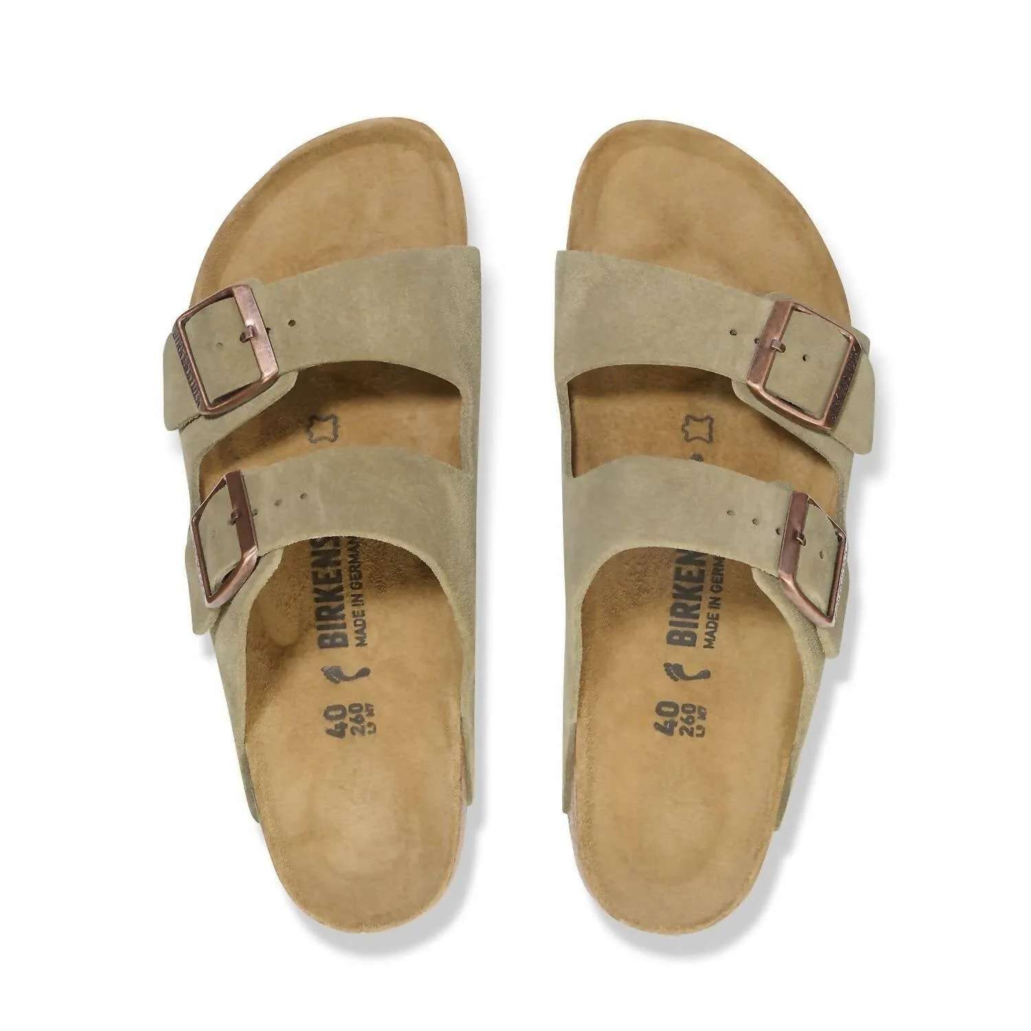 Sandale unisexe Arizona SFB - Classique en daim taupe