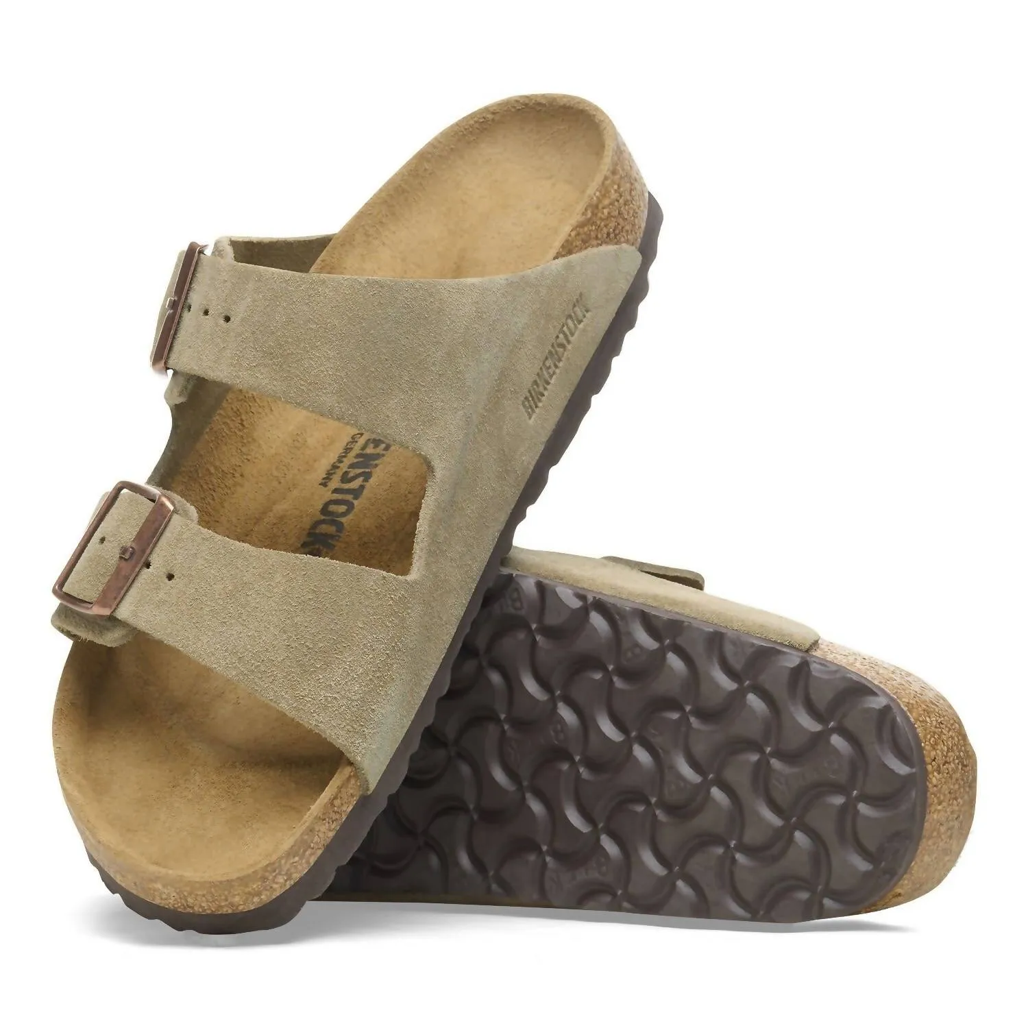 Sandale unisexe Arizona SFB - Classique en daim taupe