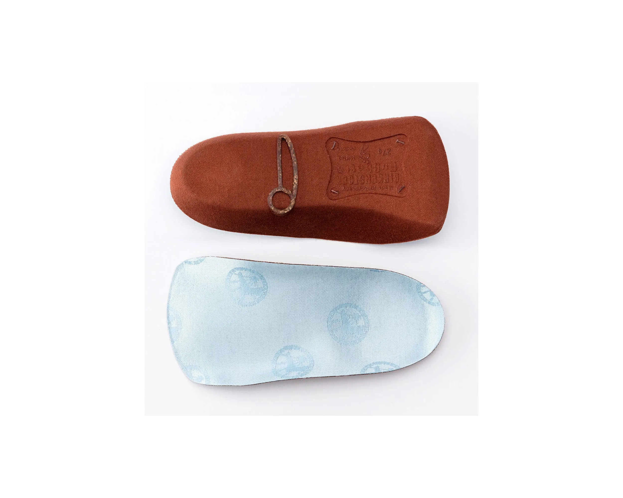 Semelle sport unisexe bleue en coton (large)