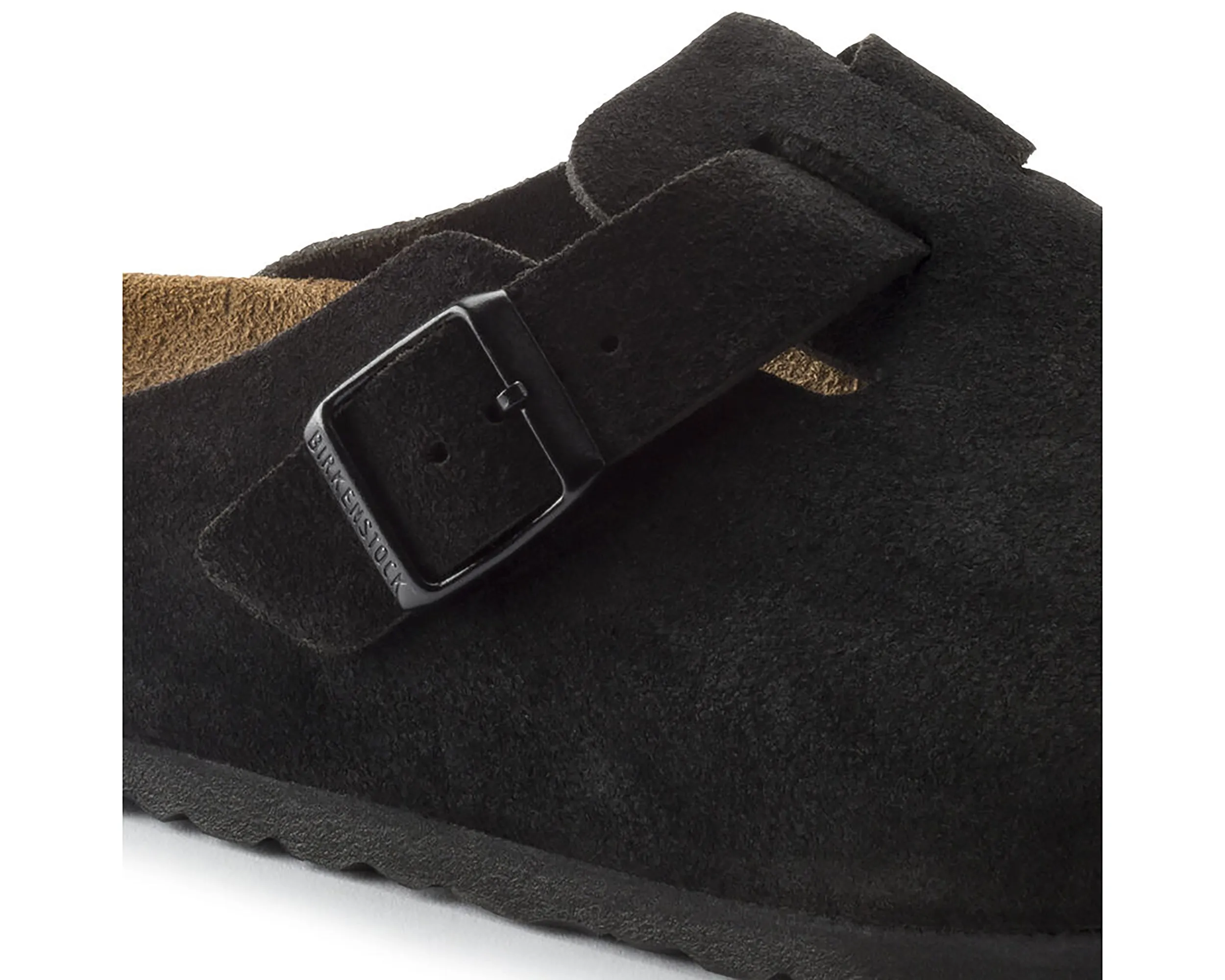 Boston Soft Footbed en daim cuir unisexe (largeur large)