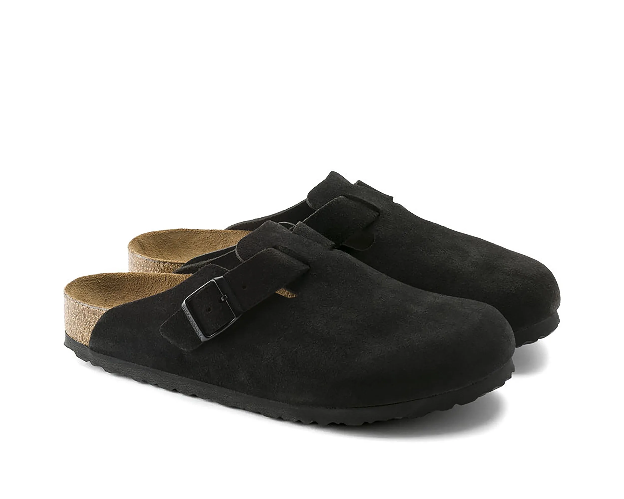 Boston Soft Footbed en daim cuir unisexe (largeur large)