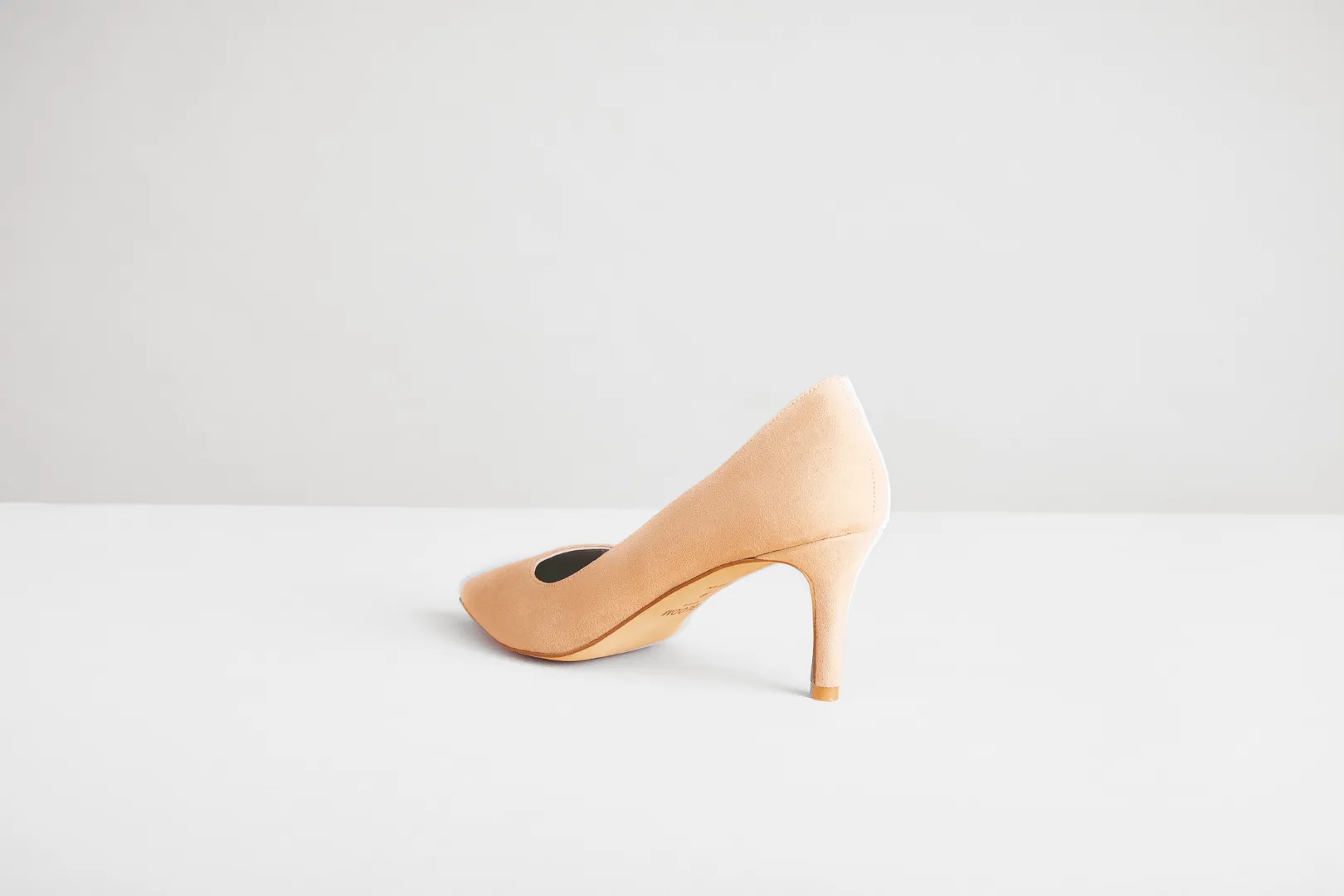 Escarpins à Bout Pointu en Similicuir Vegan | Nude