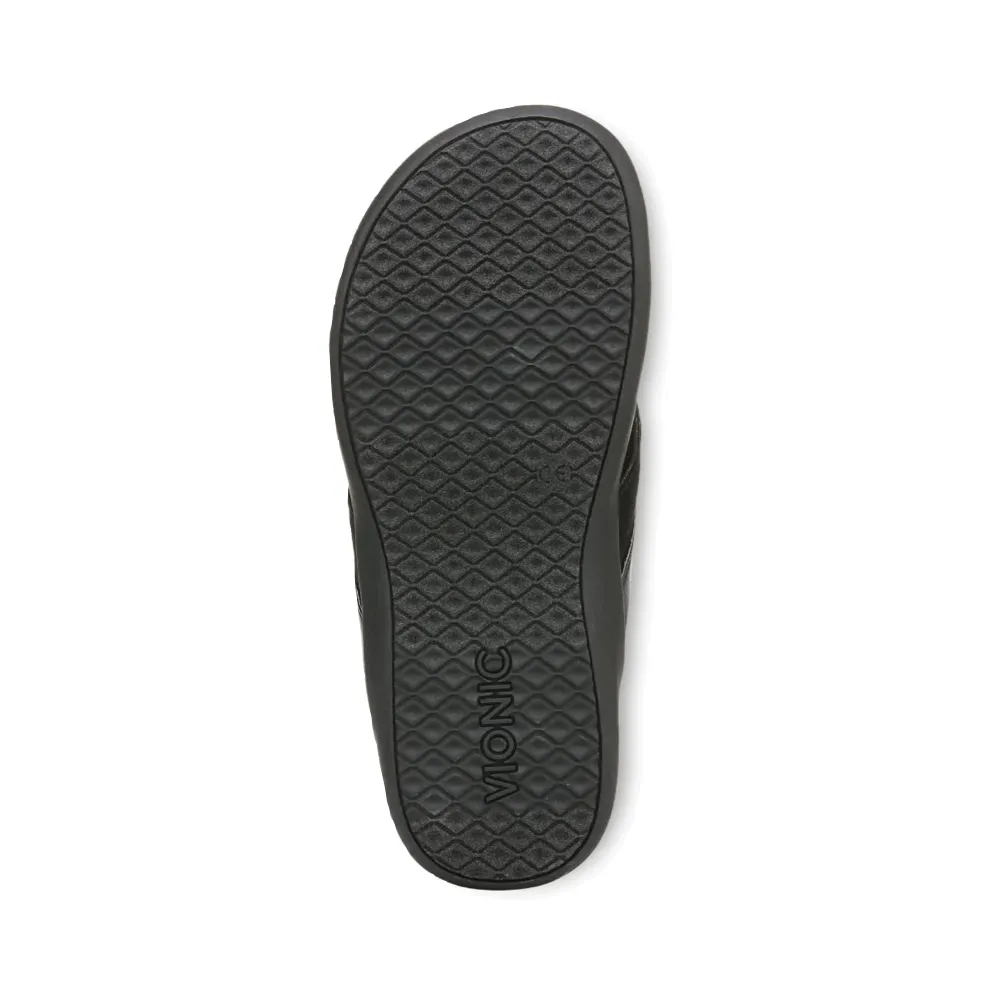 Sandale à lanière postérieure pour femme Vionic en noir