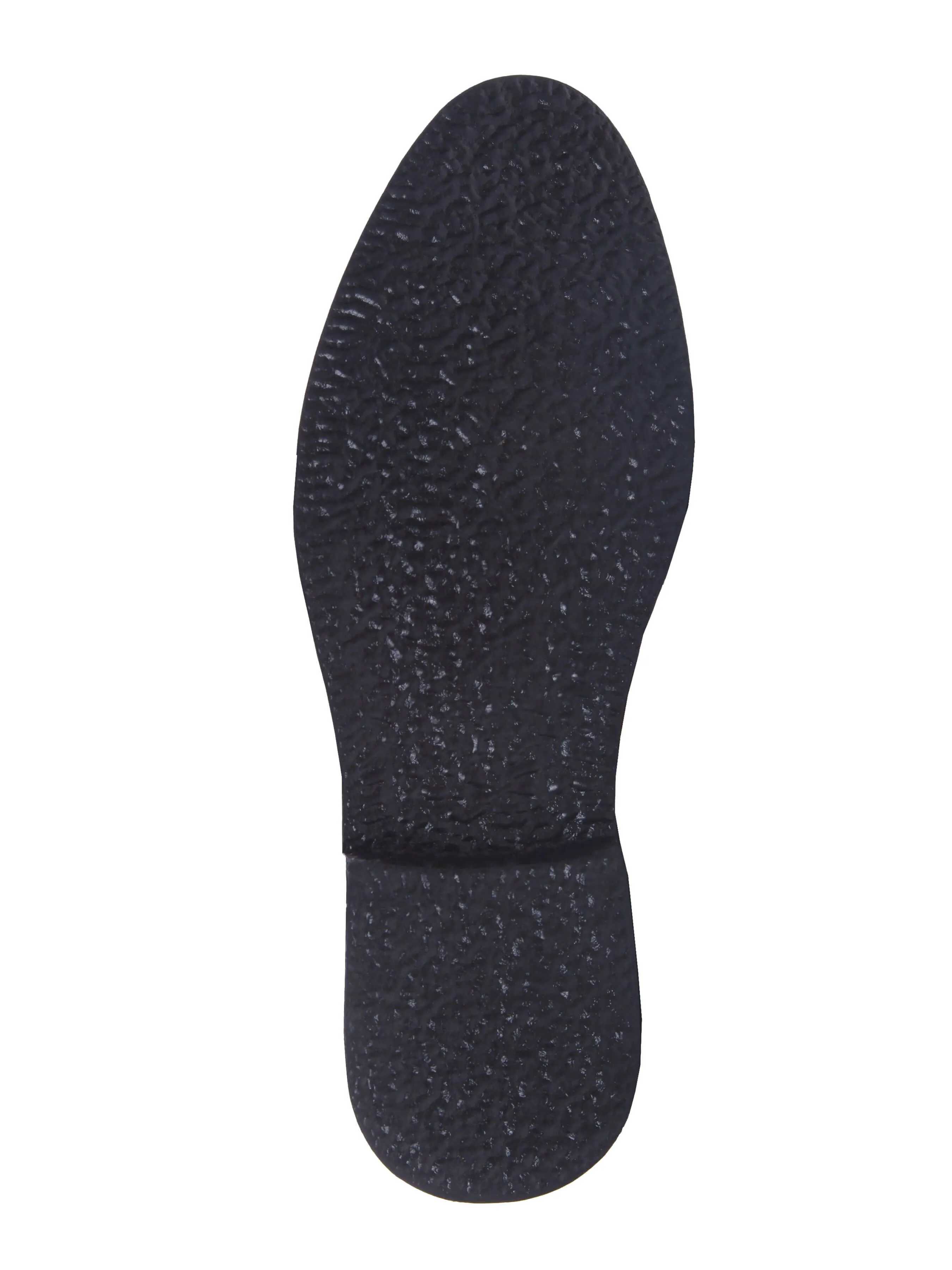 Wayne Penny Loafer - Cuir noir uni (semelle en crêpe)