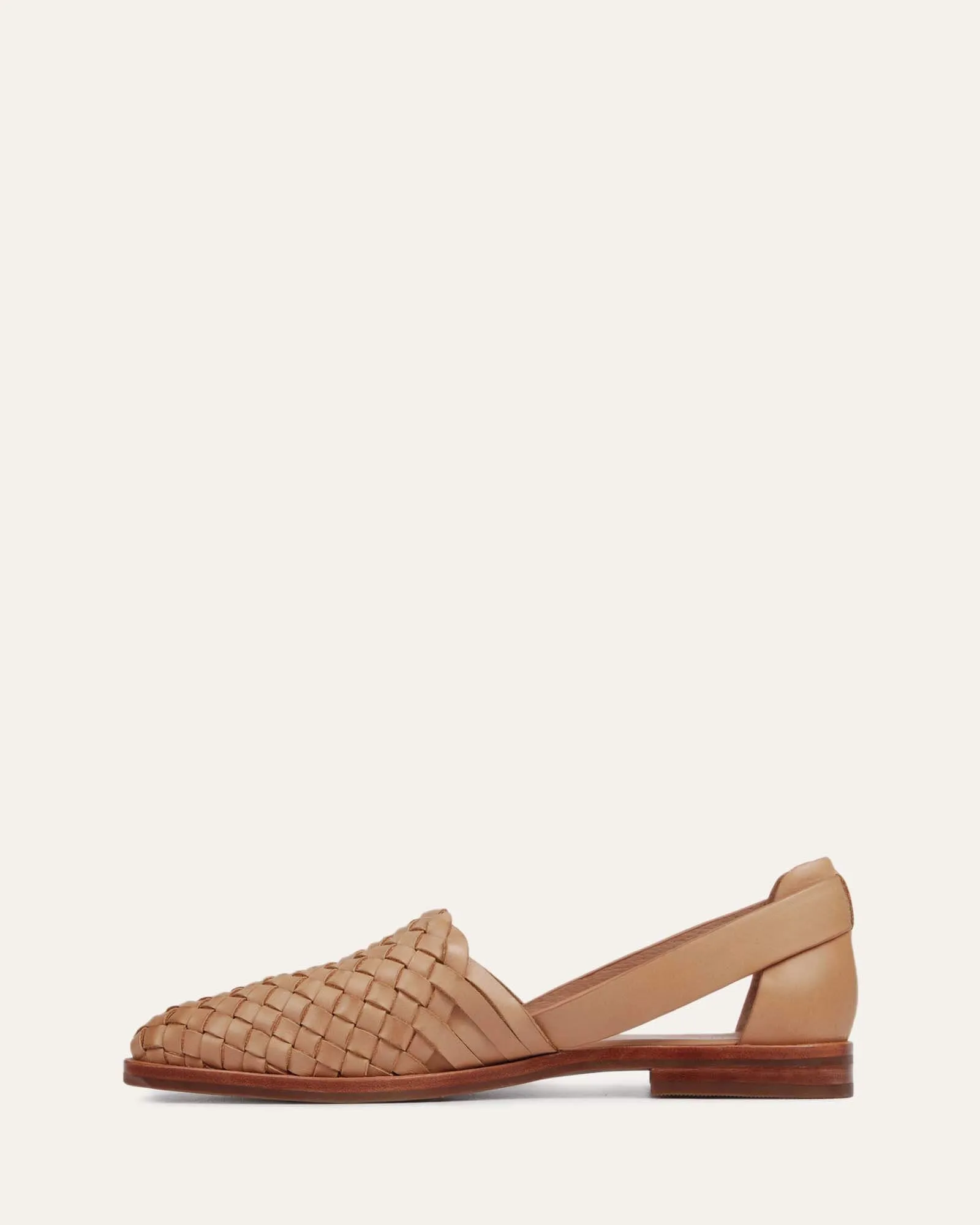 WISDOM BALLERINES DÉCONTRACTÉES CUIR BRUN
