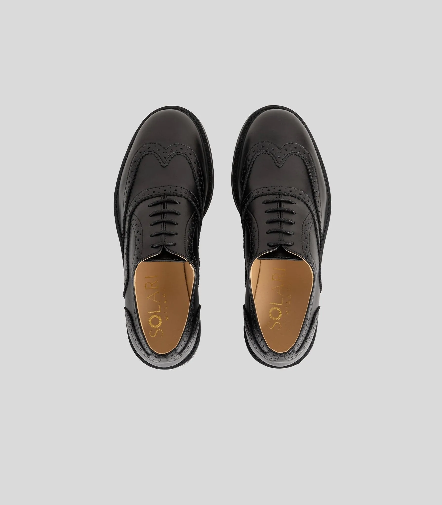 Chaussure Brogue Végane en Simili-Cuir avec Bout Capitonné pour Femme | Plusieurs Couleurs
