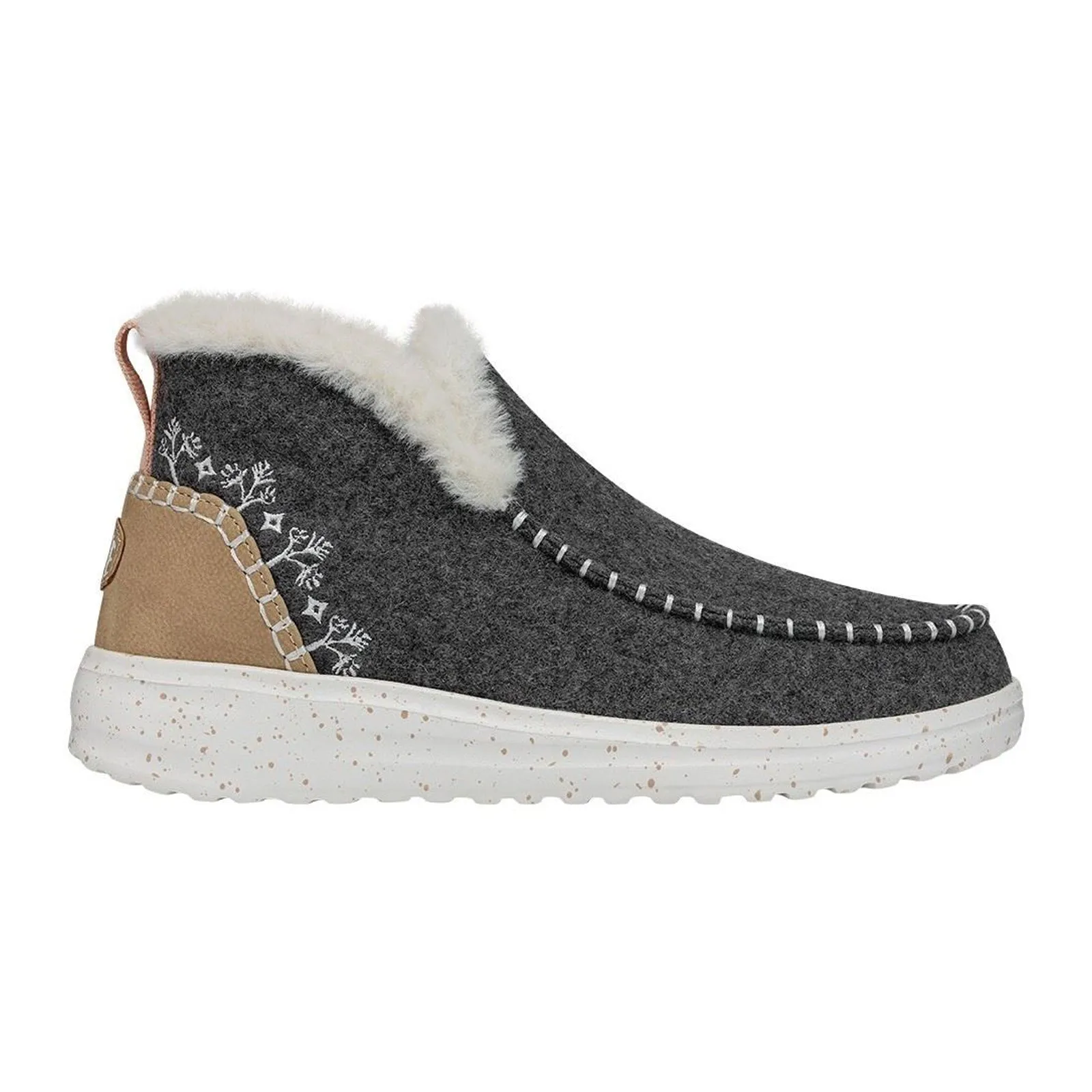 Bottes cheville Denny en laine imitation shearling Heydude 40208 pour femme