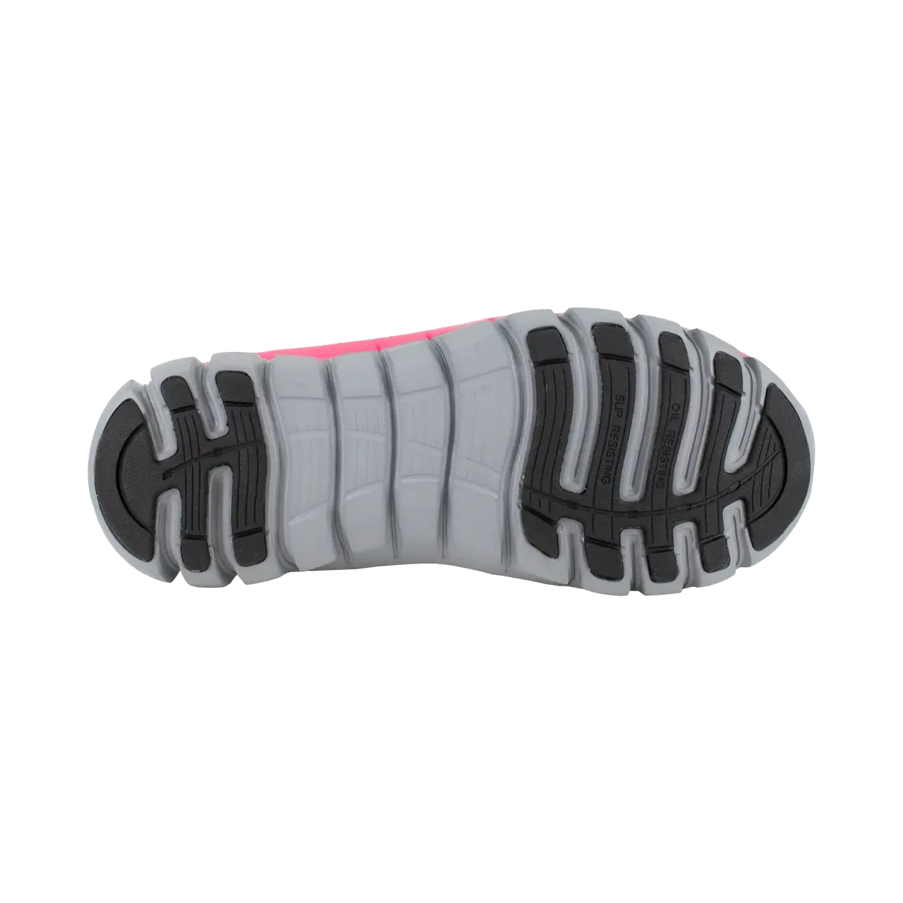 Chaussure de travail sportive à embout d'acier Sublite pour femmes Bleu/Rose