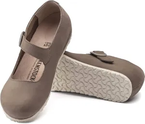 Tracy Mary Jane pour Femmes - Largeur Standard en Gris Taupe