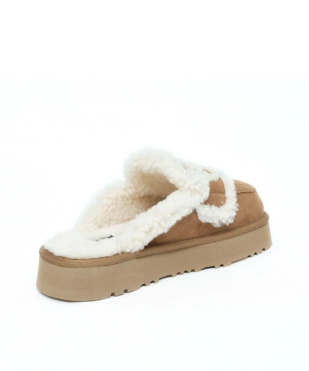 Chaussons UGG Plateforme Violet pour Femme