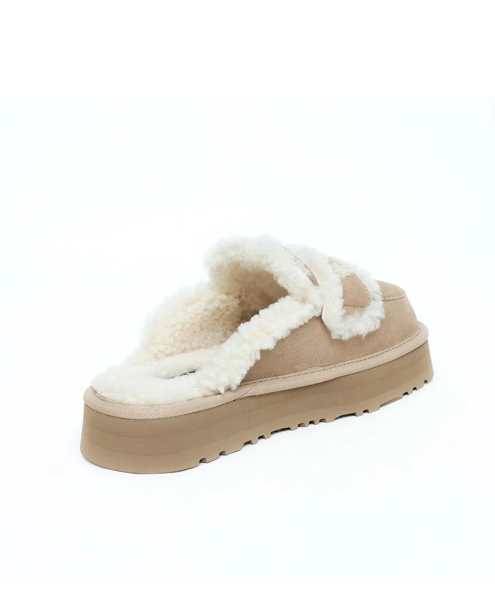 Chaussons UGG Plateforme Violet pour Femme