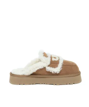 Chaussons UGG Plateforme Violet pour Femme