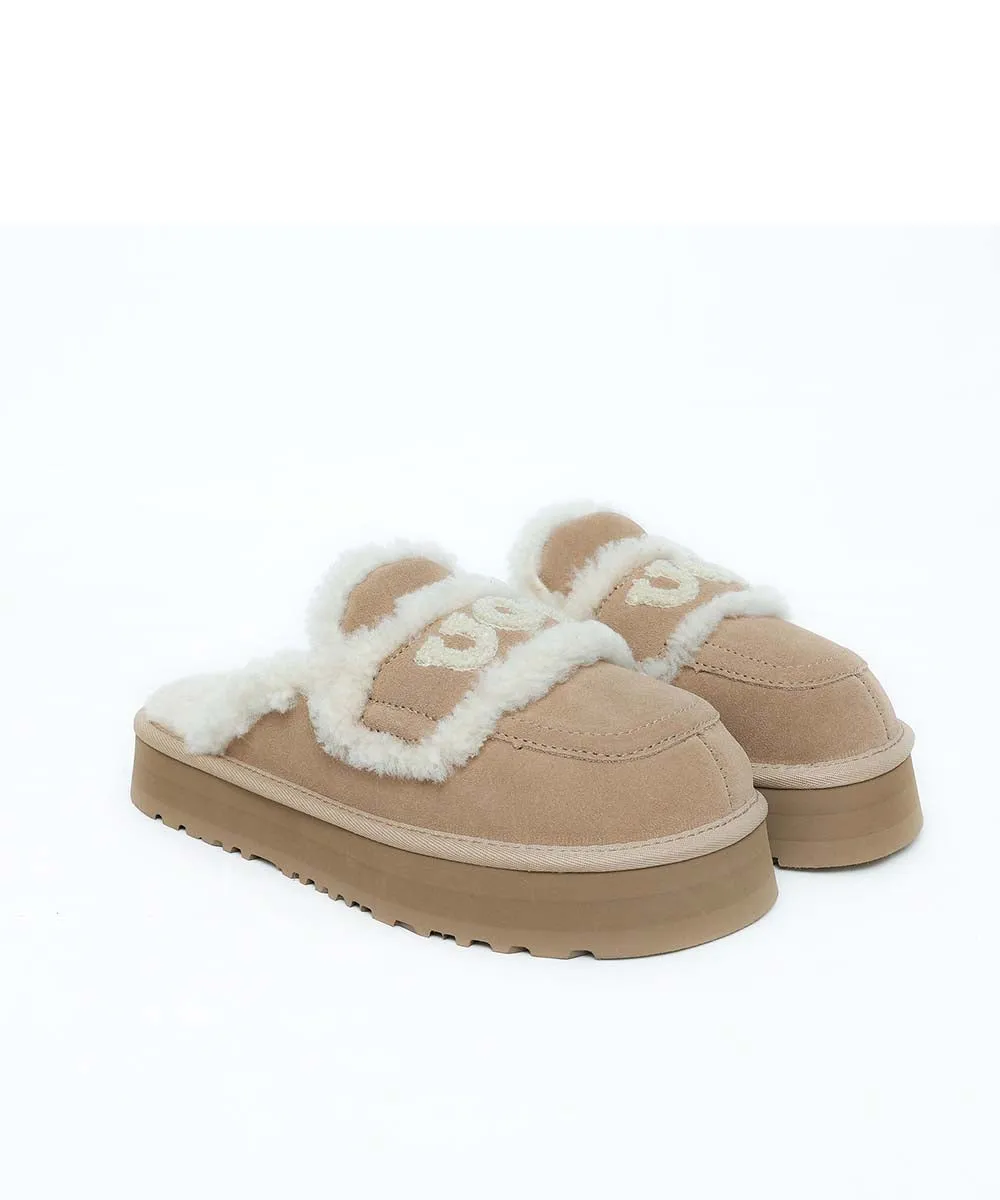 Chaussons UGG Plateforme Violet pour Femme