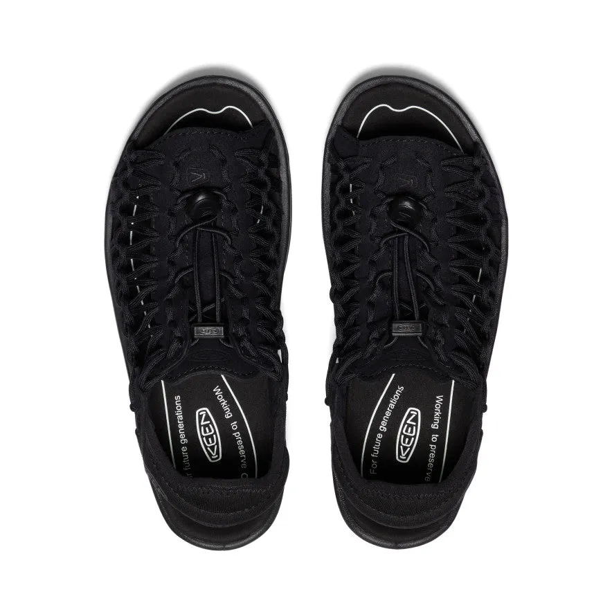 Baskets UNEEK II à bout ouvert pour femme | Noir/Noir